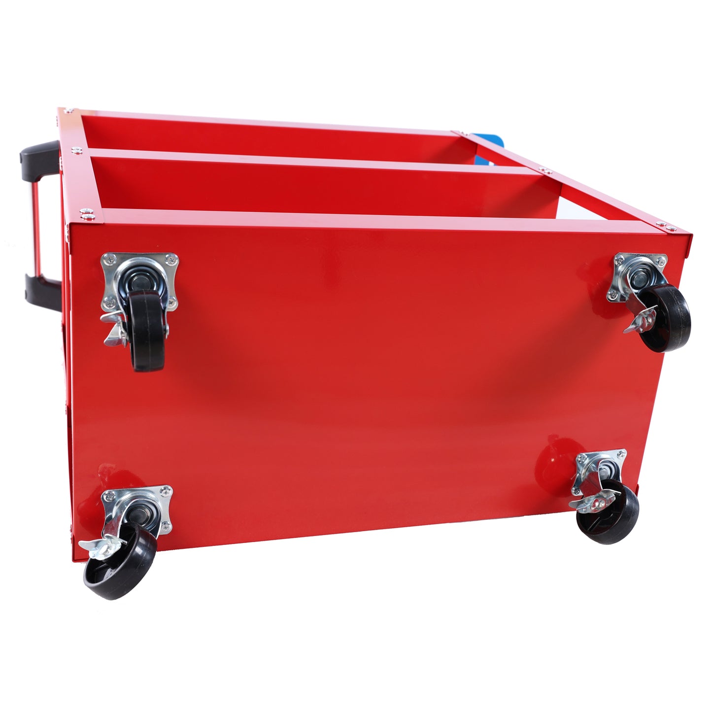 Red Rolling Tool Cart – Heavy Duty, Lockable Wheels, Perfect for Garage & Workshop