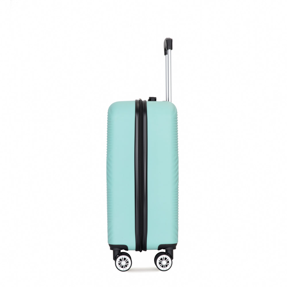 Light Blue Spinner Luggage Set