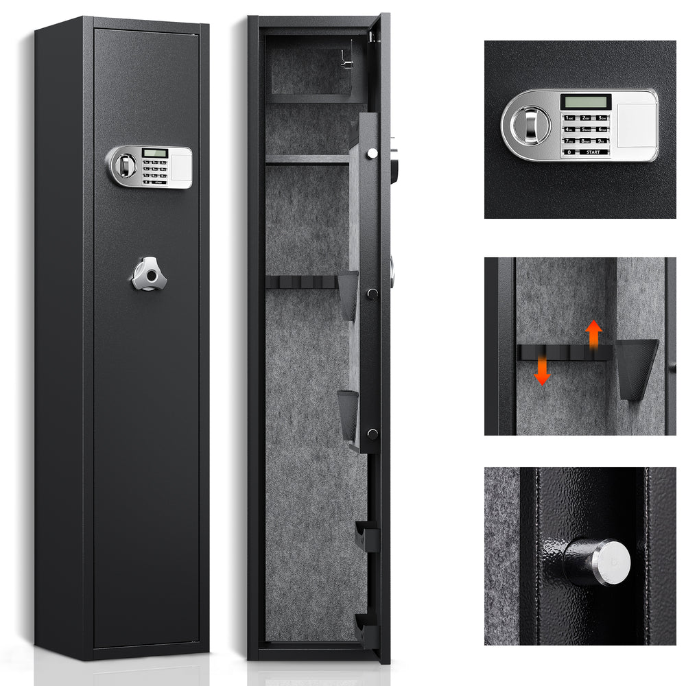 SecureNest Gun Safe with Adjustable Shelves