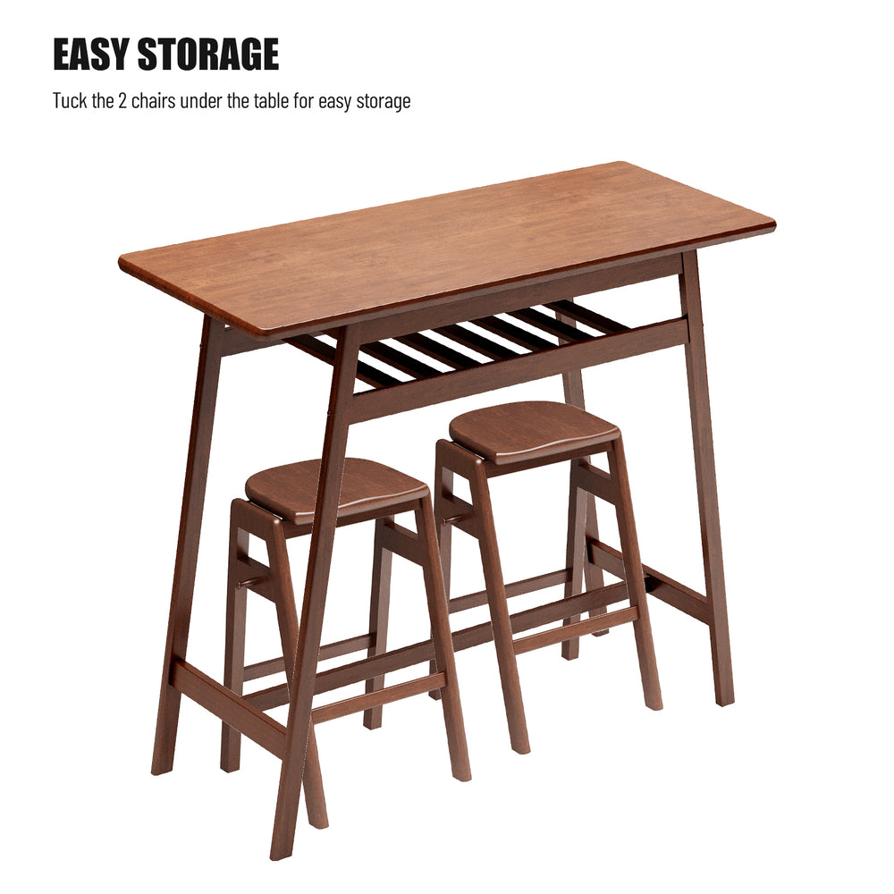 Retro Bar Dining Set for Small Spaces