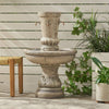 Charming Light Brown Outdoor Fountain