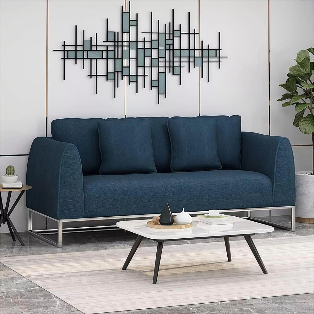 Navy Bliss Small Space Sofa