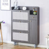 Chic Rattan Shoe & Storage Cabinet