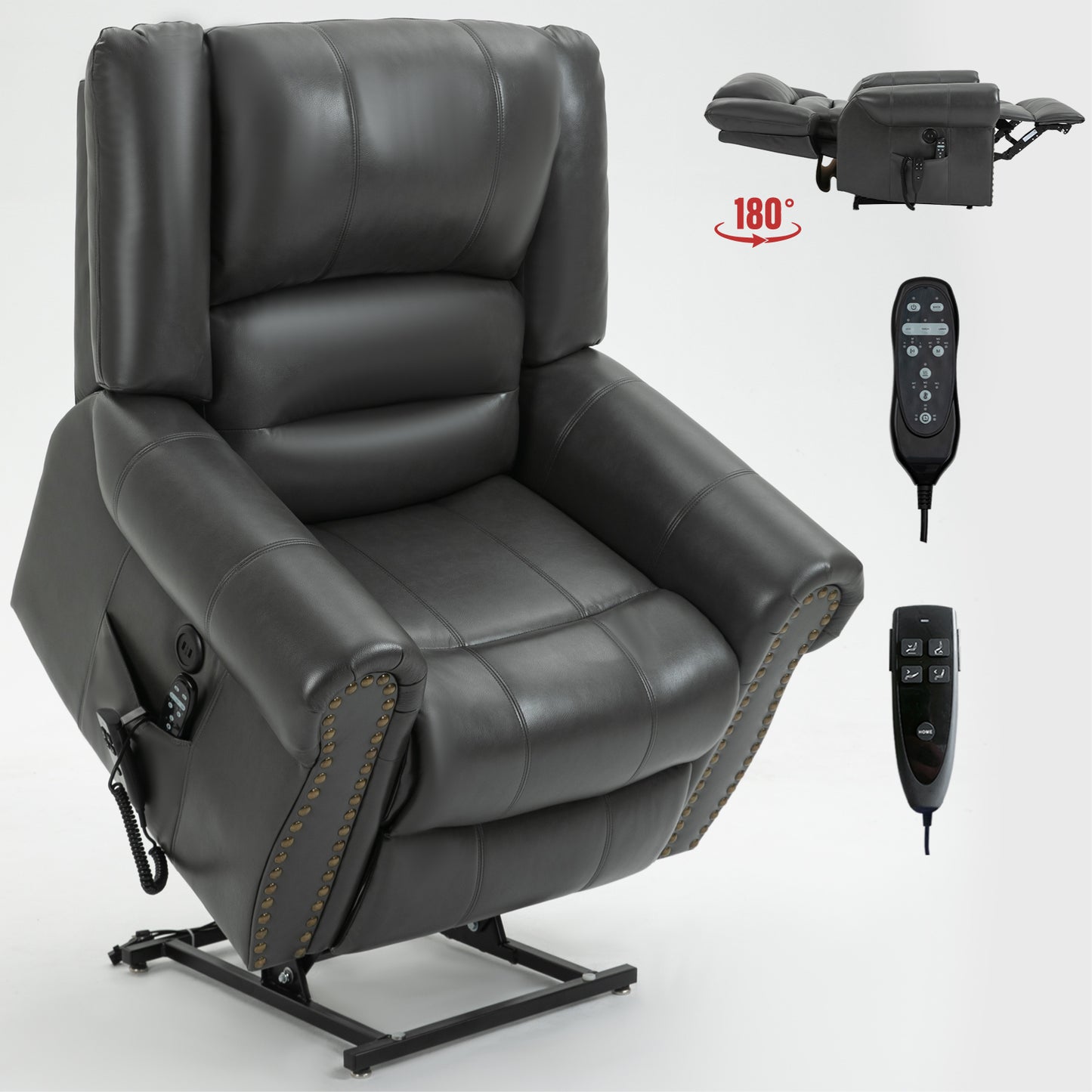 CozyLift Recliner with Heat & Massage - Heavy Duty Comfort