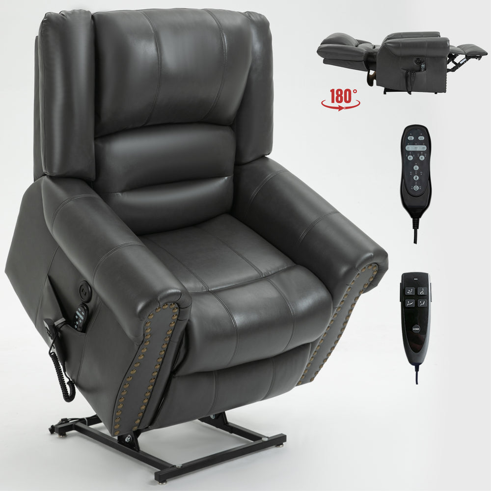 CozyLift Recliner with Heat & Massage - Heavy Duty Comfort