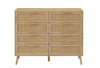 Rattan Charm Dresser: Stylish Storage for Every Room