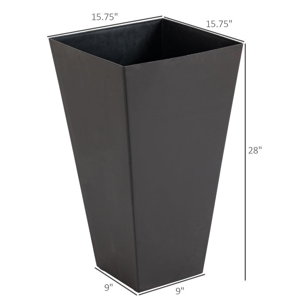 Chic Triple Tall Planters - Perfect for Indoors and Outdoors