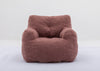 Cozy Teddy Foam Bean Bag Chair