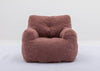 Cozy Teddy Foam Bean Bag Chair