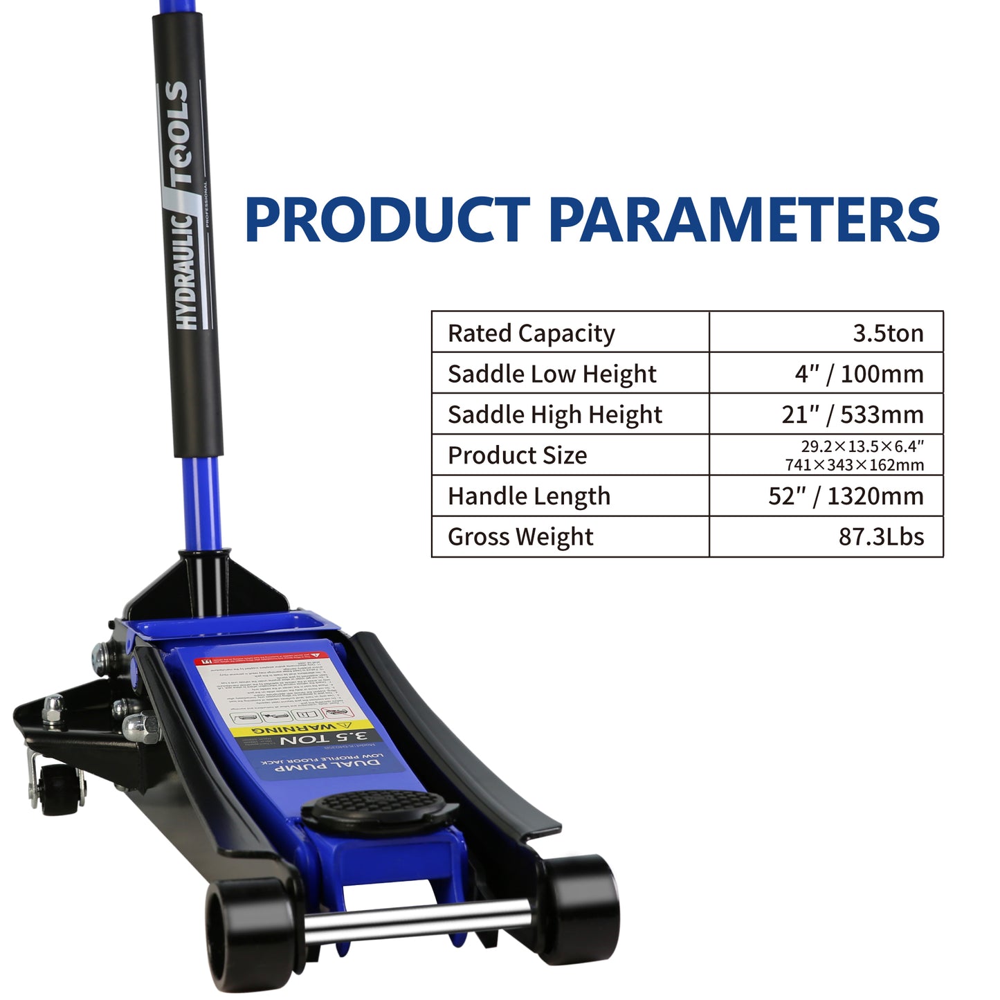 Quick Lift Low Profile Racing Floor Jack