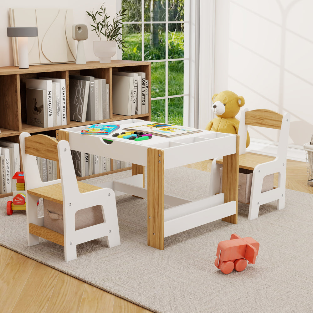 Playful Activity Table Set with Storage for Kids