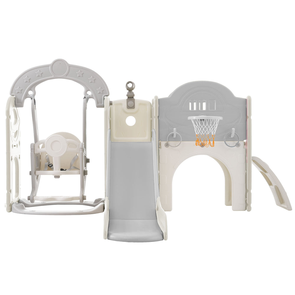 Ultimate Kids Playset: Slide, Swing, and Climb Fun!