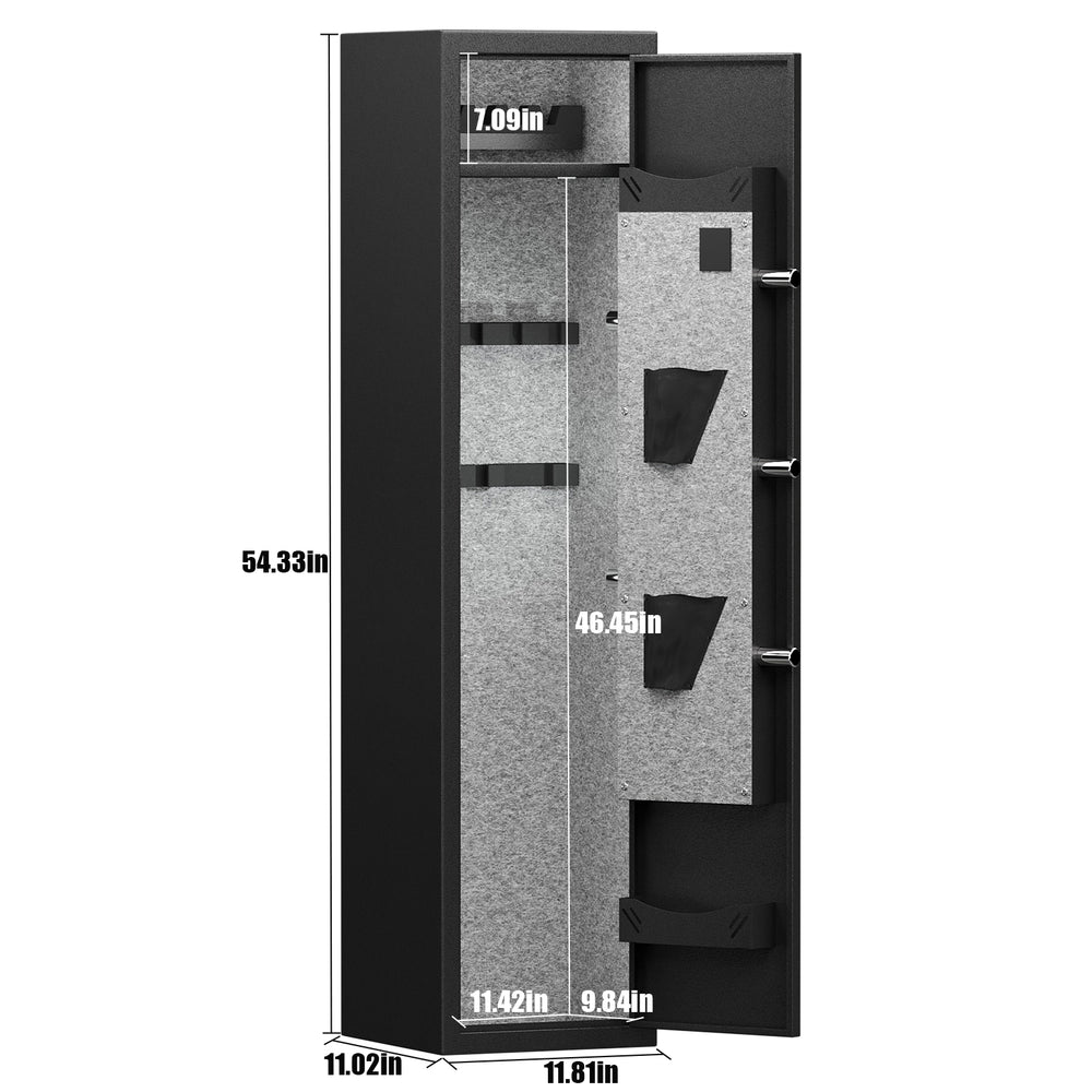 Quick Access Gun Safe: Secure Storage for Rifles and Pistols!