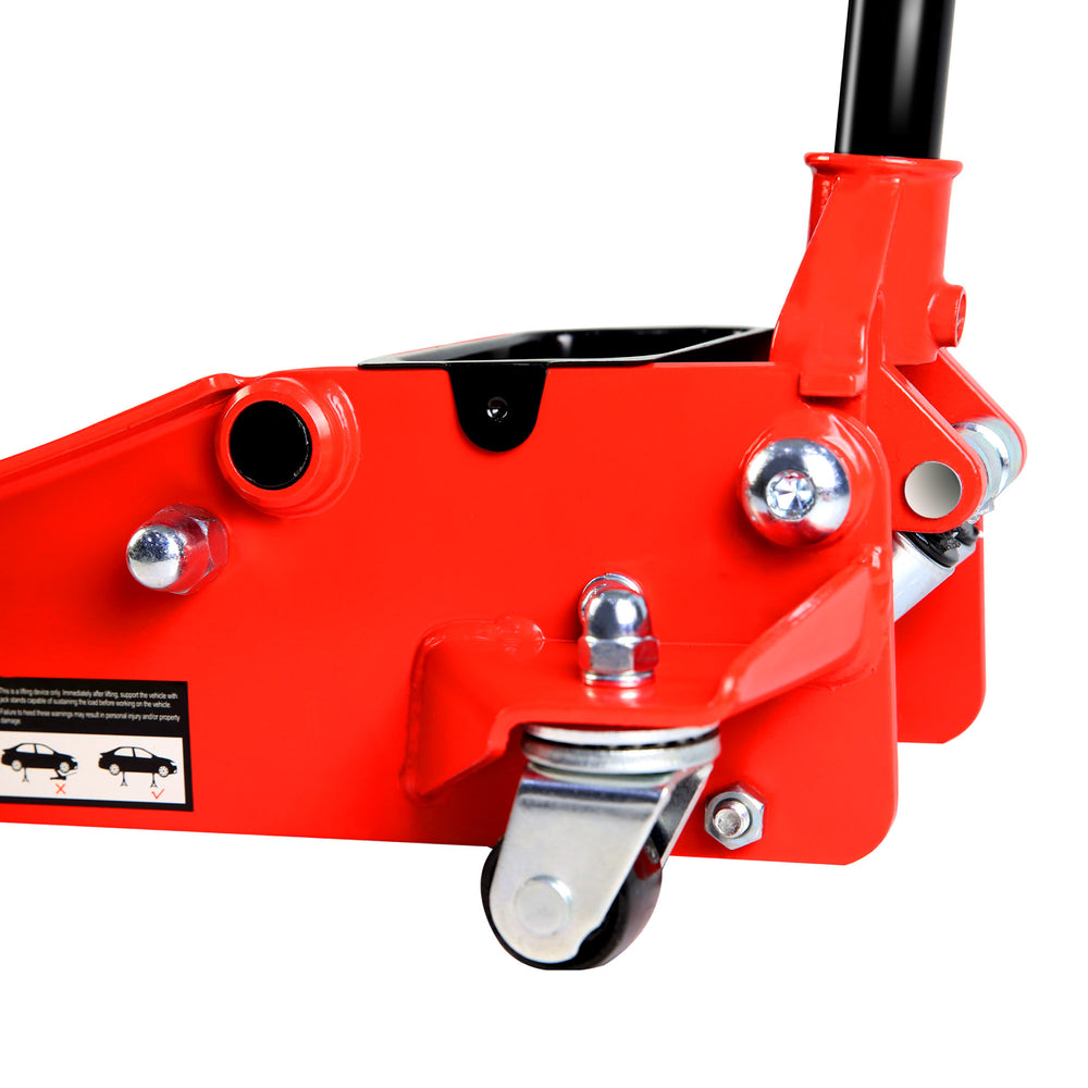 Ultra Low Floor Jack - Quick Lift Hydraulic Car and Truck Lifter