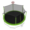 Bounce & Shoot Trampoline Adventure with Balance Bar & Safety Net