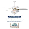 Breezy White Ceiling Fan with Remote