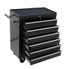 Rolling Tool Cart with 6 Drawers - Black