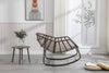 Cozy Rocking Rattan Chair