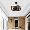 Sleek Retractable Ceiling Fan with Lights and Remote Control