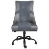 Sleek Swivel Gaming Chair in Gray & Black