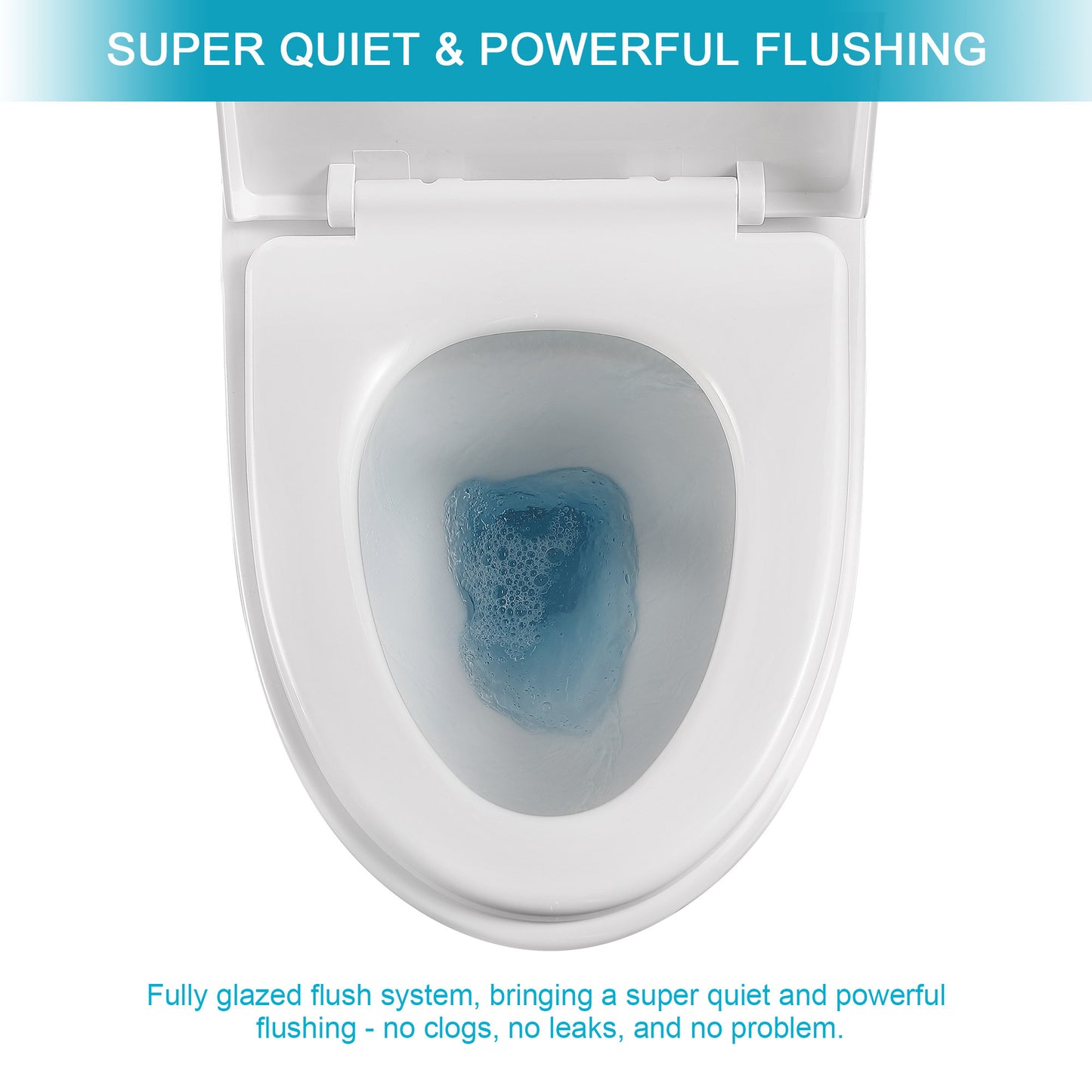 Sleek Soft-Close Toilet with Dual Flush