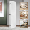 Chic White Folding Room Divider & Display Panel