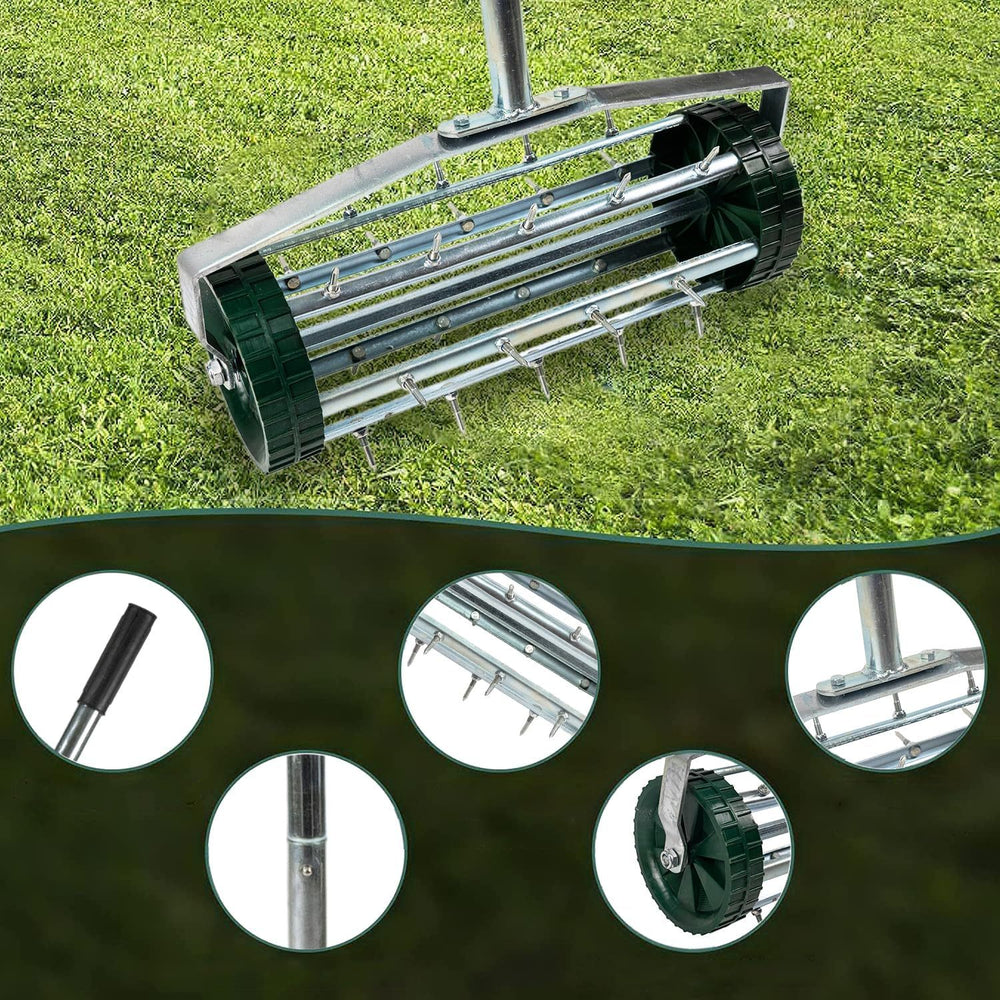 Roll & Aerate Lawn Tool