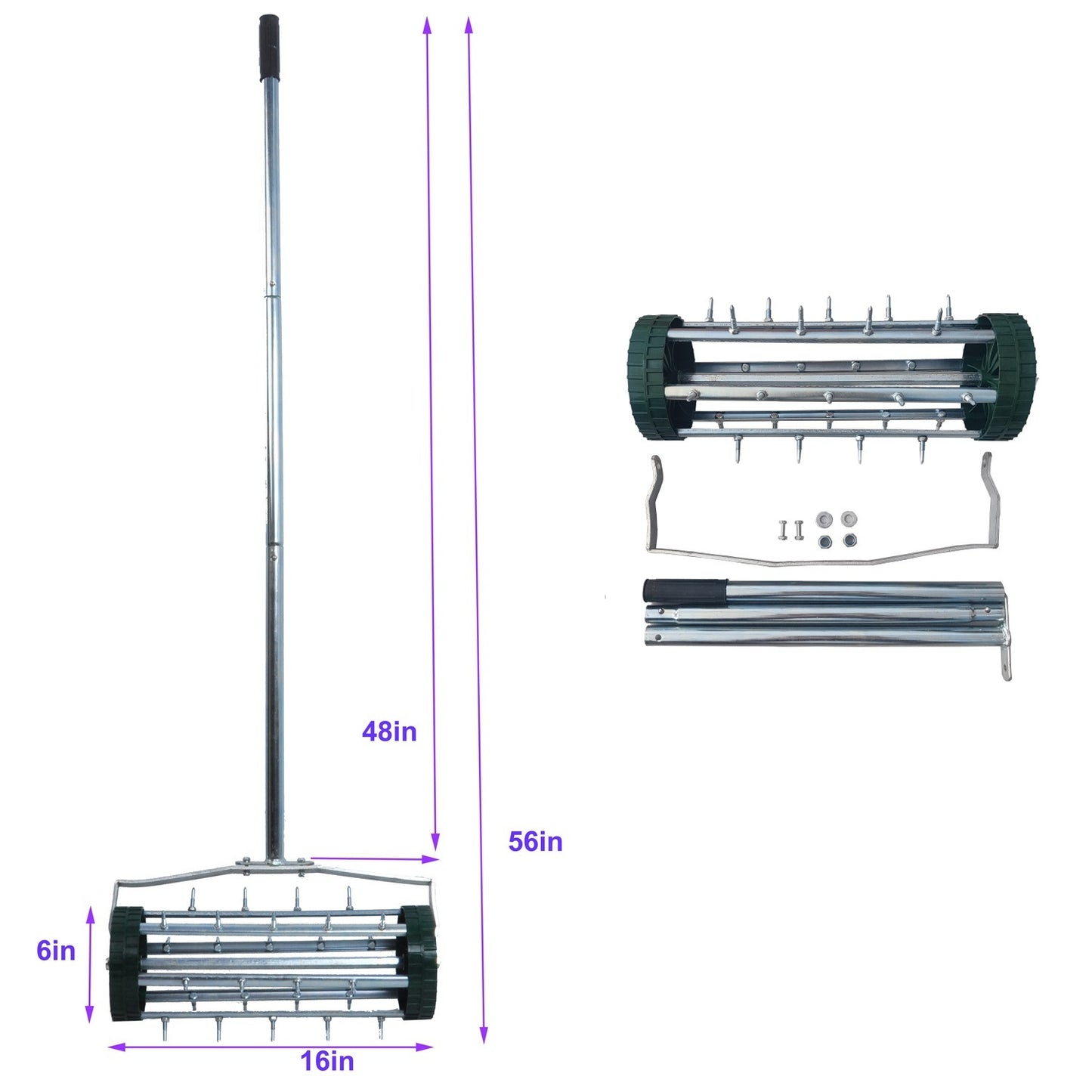 Roll & Aerate Lawn Tool