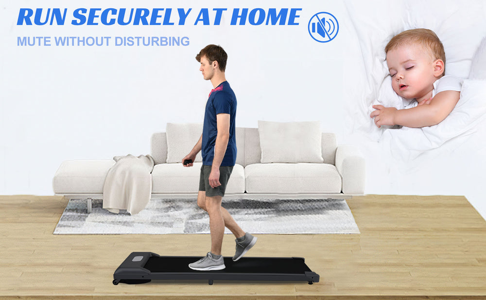 Versatile Under Desk Treadmill: Walk, Jog, Run at Home or Office