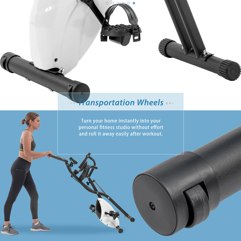 FitFold Flex Bike: Dual-Mode Workout with Adjustable Resistance