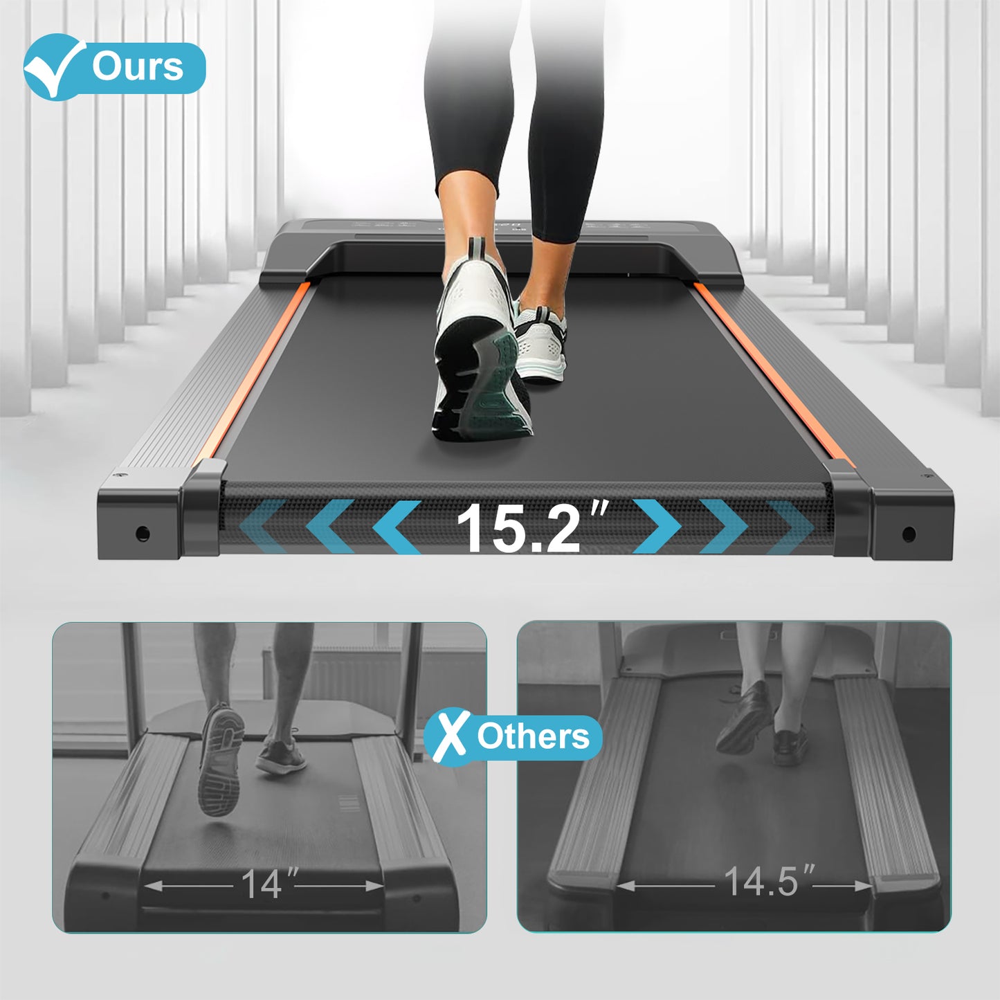 Slim & Steady Under Desk Treadmill