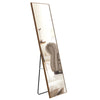 Elegant Full-Length Wood Mirror