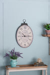 Charming Vintage Oval Wall Clock