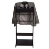 Versatile Black Garment Rack & Storage Stand