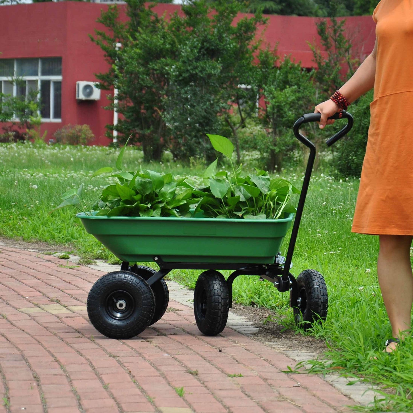 Green Glide Garden Dump Truck