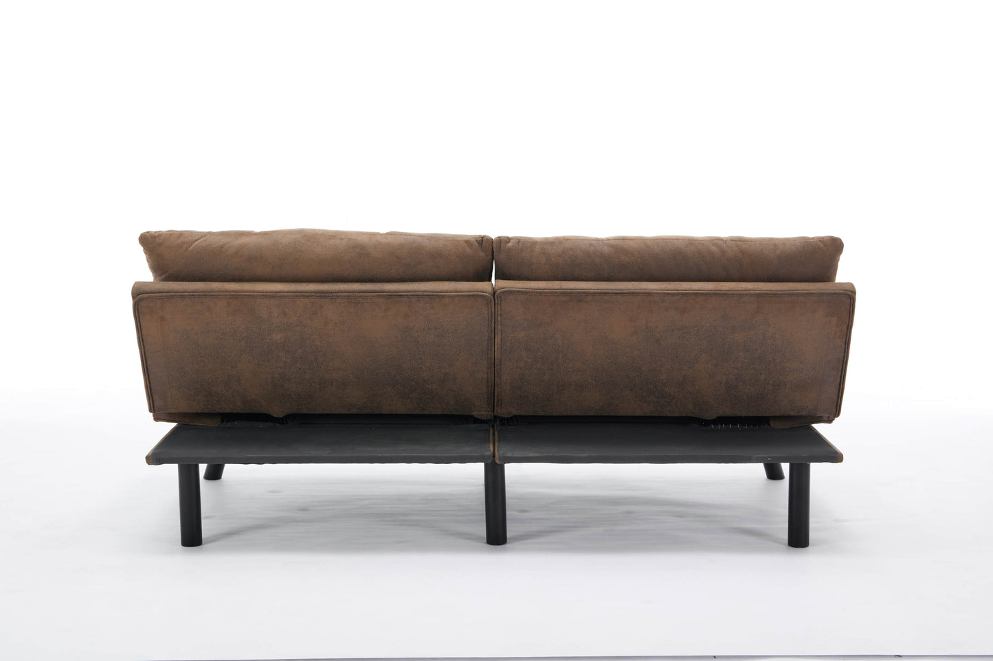 Cozy Brown Convertible Sofa Bed