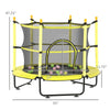 Qaba FunZone Trampoline: Safe Play Adventure for Kids!