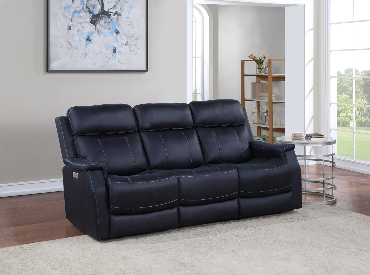 Luxurious Power Loveseat with Hidden Storage