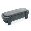 Chic Chenille Storage Bench