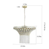 Glistening Waterfall Crystal Chandelier