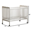 Stylish 3-in-1 Convertible Crib in Storm Grey