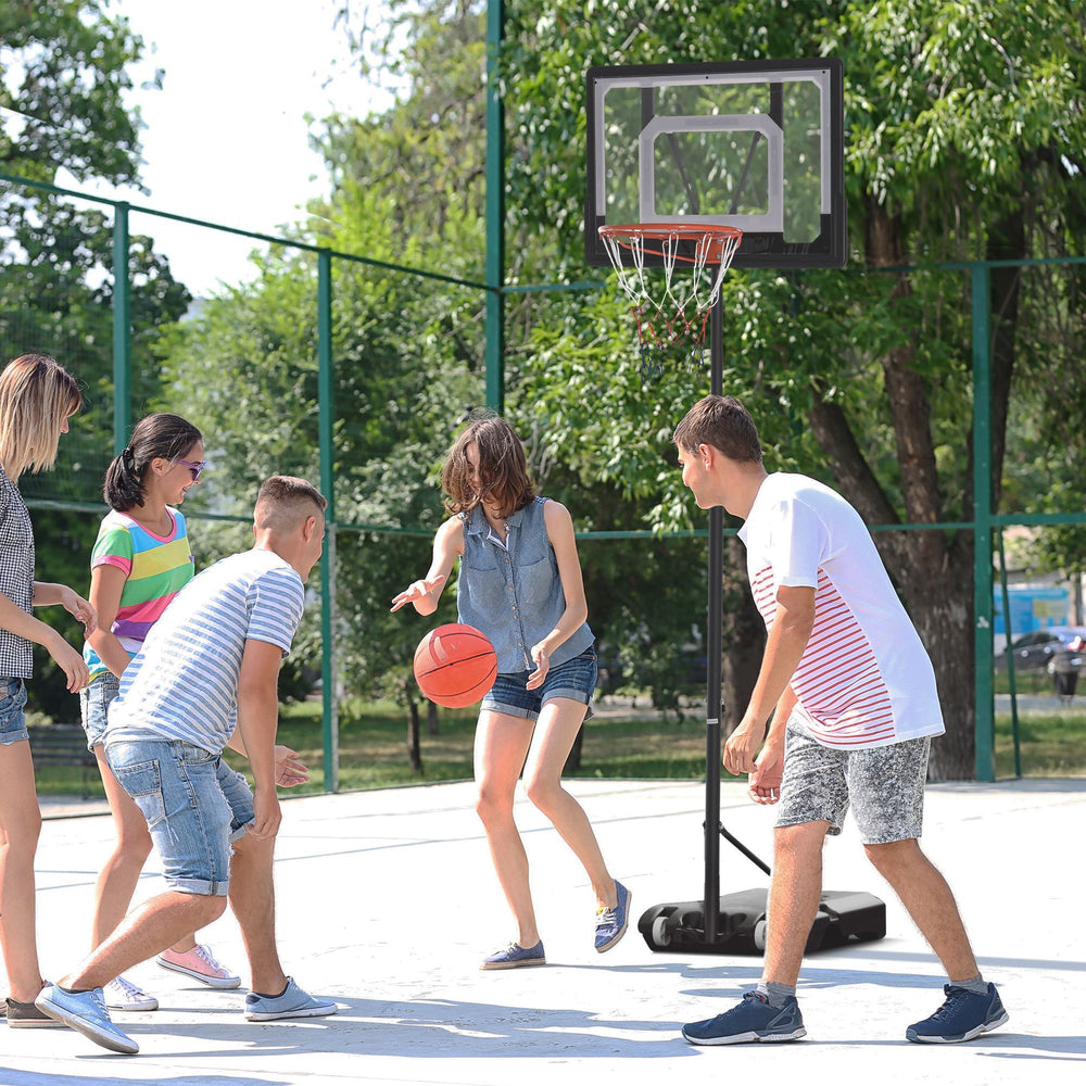 Soozier Adjustable Portable Basketball Hoop