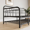 Stylish Twin Metal Daybed with Trundle - No Box Spring Needed!