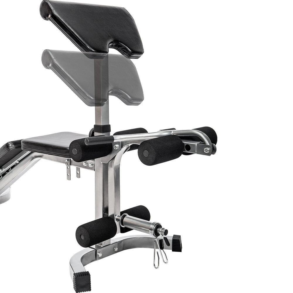 Versatile Adjustable Weight Bench with Leg Extension & Preacher Curl