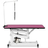 Pink Hydraulic Pet Grooming Table