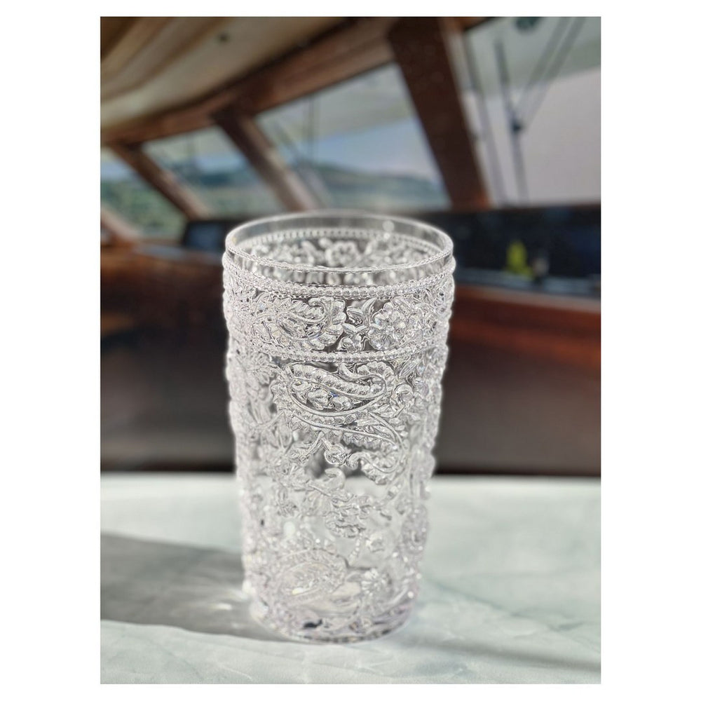 Vibrant Paisley Drinking Glasses Set