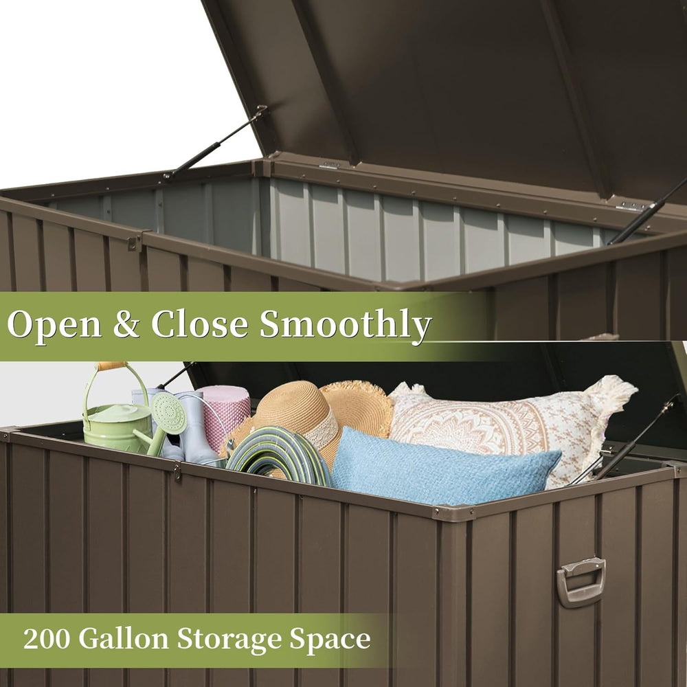 Outdoor Oasis Storage Box - Waterproof Patio Keeper for Cushions & Tools!