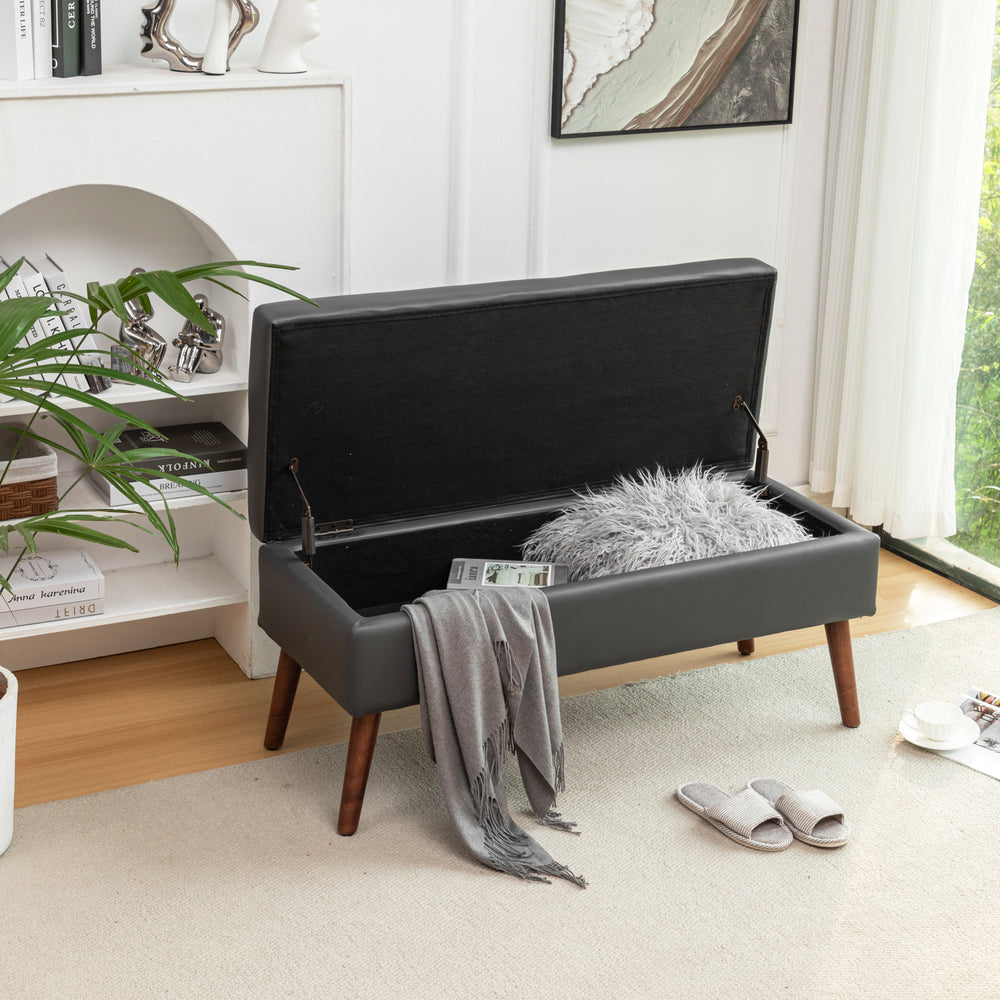 Cozy Storage Ottoman Bench