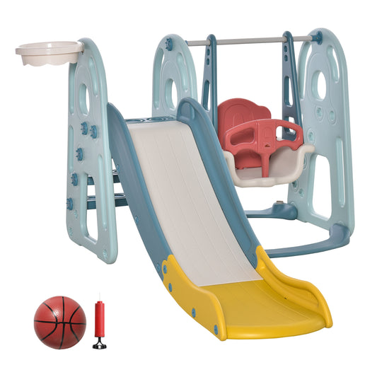 Cozy Playtime Slide & Swing Set