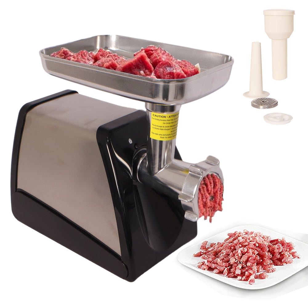 Savory Slicer: Stainless Steel Meat Grinder & Sausage Maker